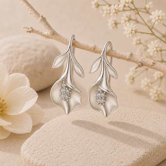 The Returning Bloom — Calla Lily Earrings