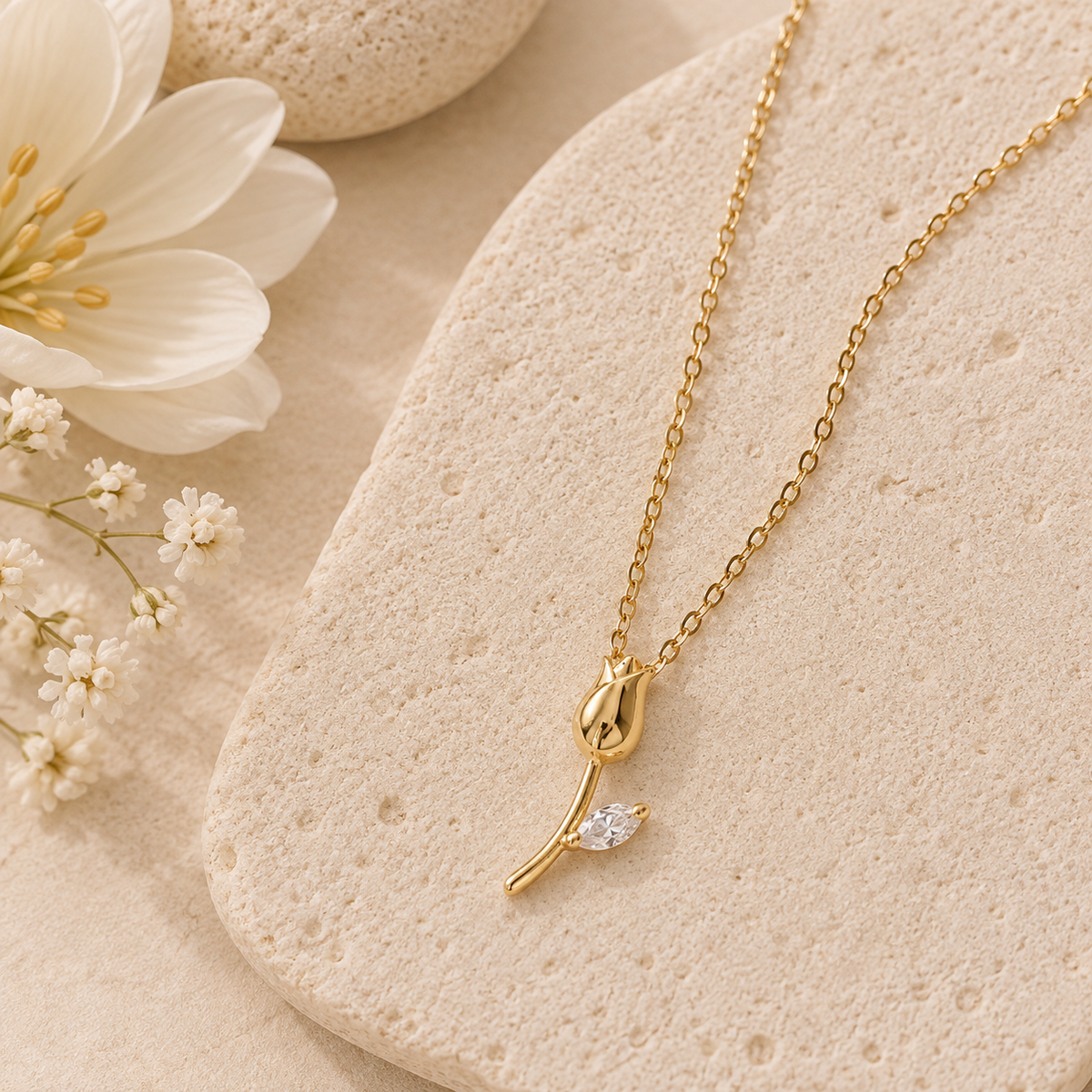 The Promise — Tulip Necklace