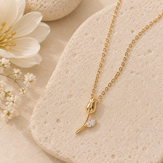 The Promise — Tulip Necklace