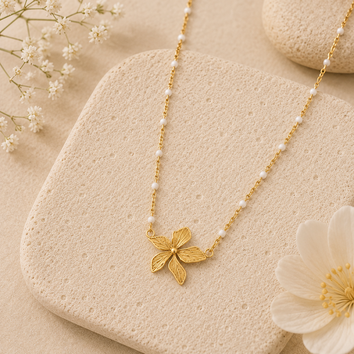 When Summer Comes — Flower Necklace